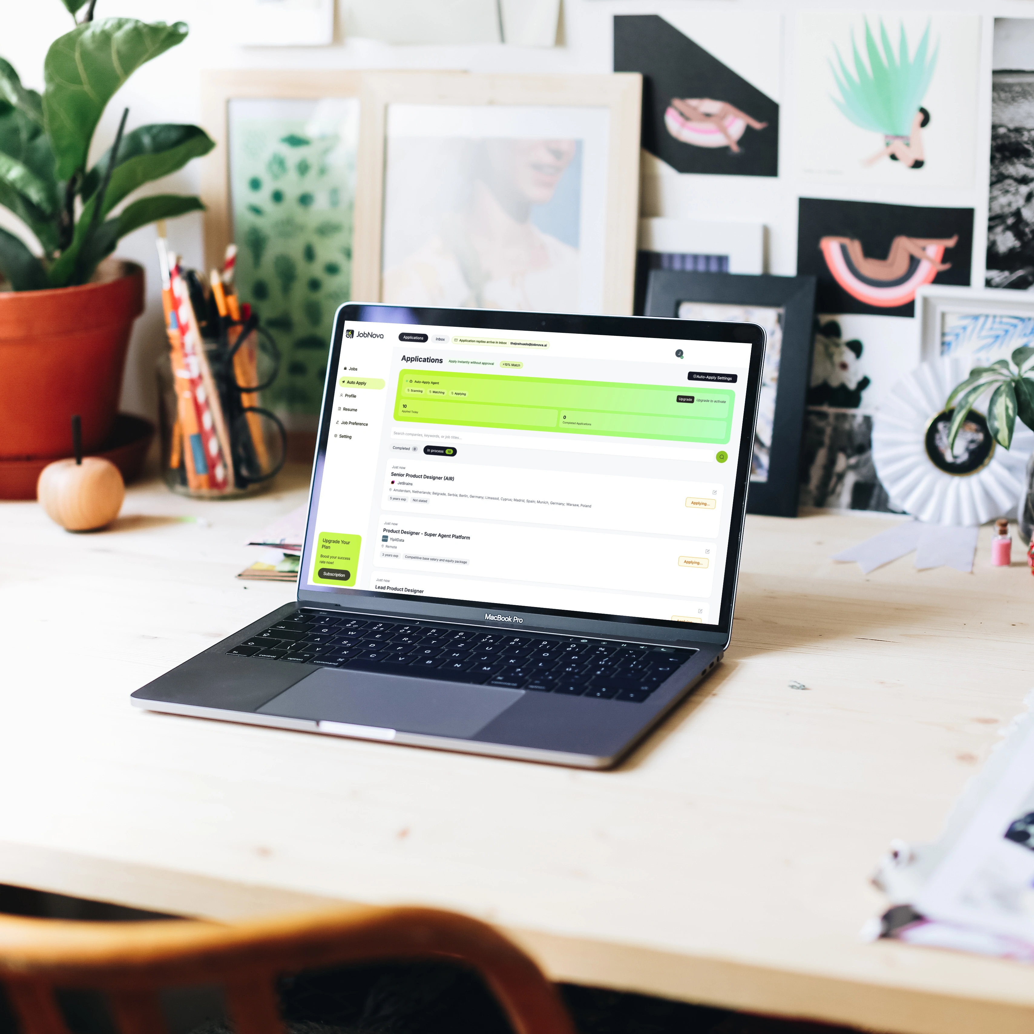 Jobnova AI job search and auto-apply platform